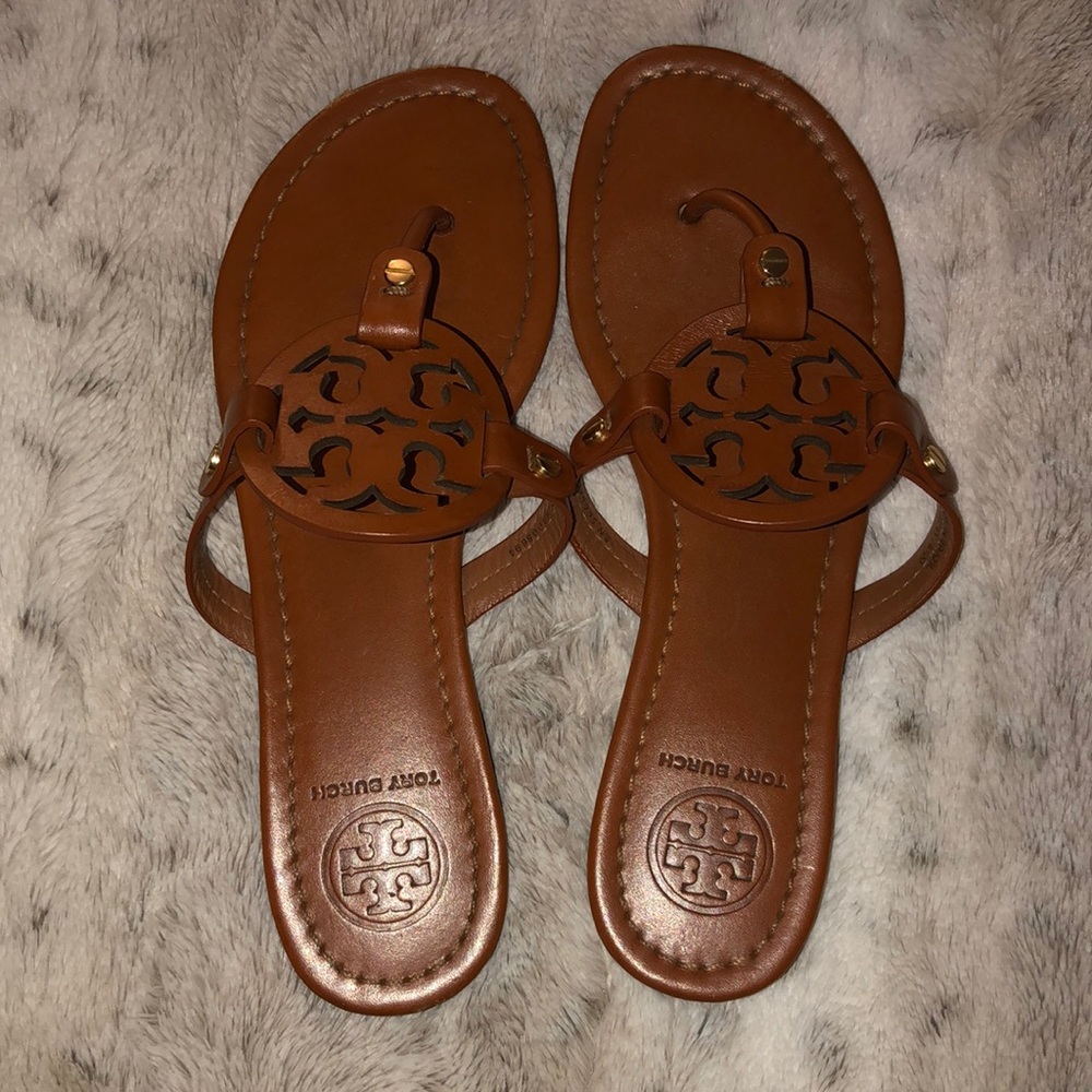Tory Burch Miller Sandal - Chestnut